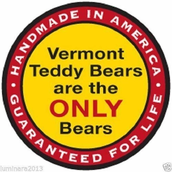 Vermont Teddy Bear Co. "Lenore" Teddy Bear Rare 1993 Plush Stuffed 15" w/ Jacket - Picture 2 of 11